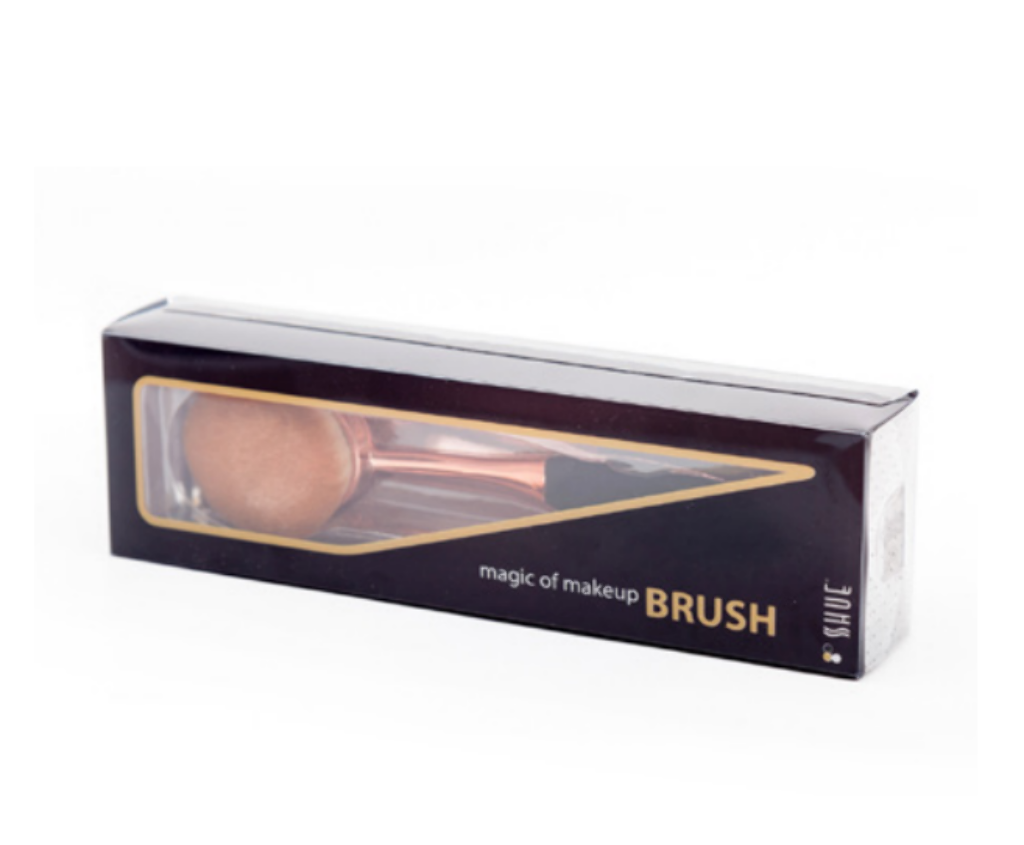 #6091 SHUE SPOON BRUSH GOLD HANDLE L