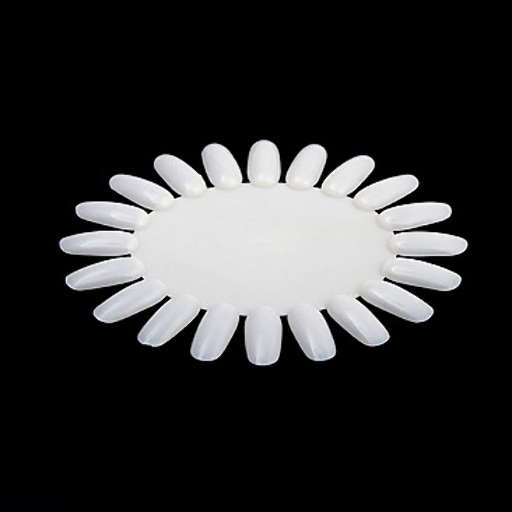 #3035 CLEANAIL NAIL ART DISPLAY CHART - NATURAL (12 PCS)