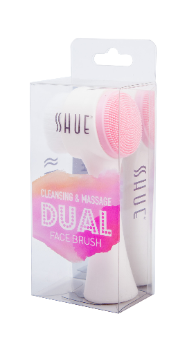 #6045 SHUE CLEANSING & MASSAGE DUAL FACE BRUSH