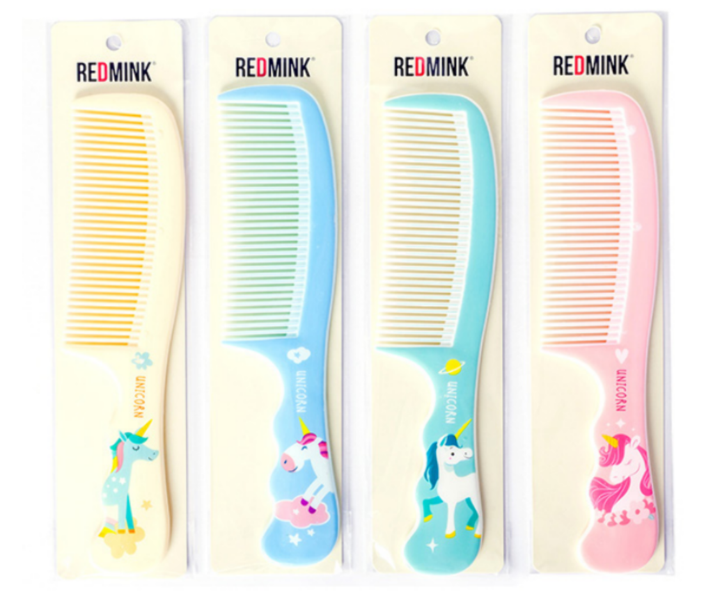 RM2002 REDMINK HAIR COMB UNICORN - ASSORTED COLOR