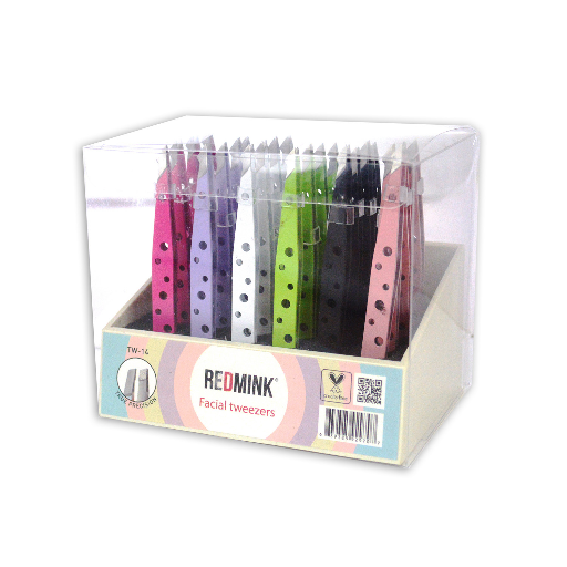 TW14 REDMINK TWEEZER - HOLE ASSORTED COLOR
