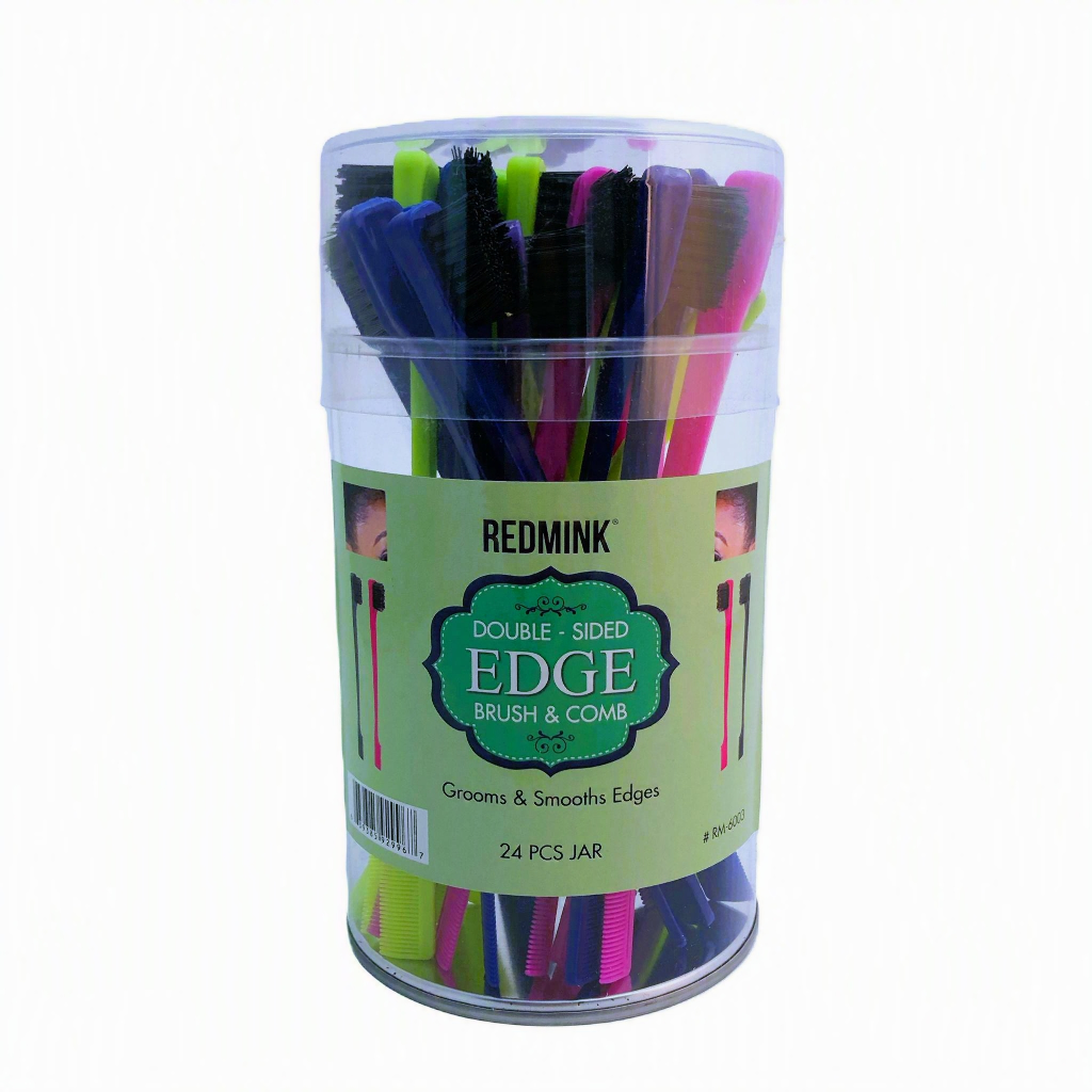 RM6003 REDMINK EDGE BRUSH & COMB (24 PCS/JAR)