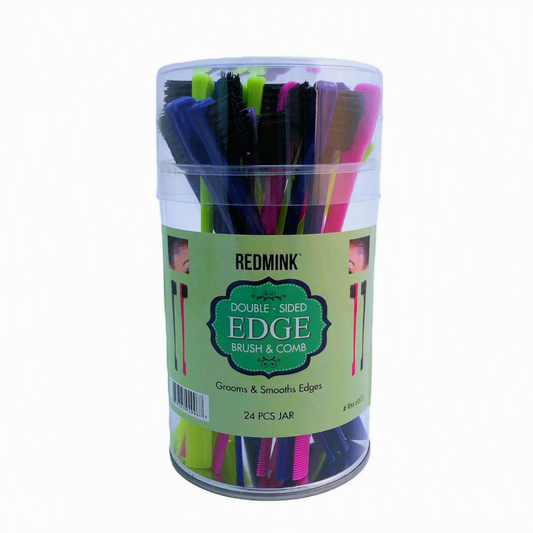RM6003 REDMINK EDGE BRUSH & COMB (24 PCS/JAR)