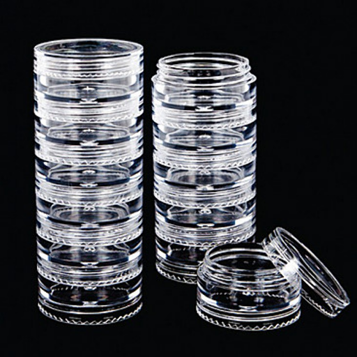 CLEANAIL CLEAR STACKABLE JAR 5G (12 PCS)