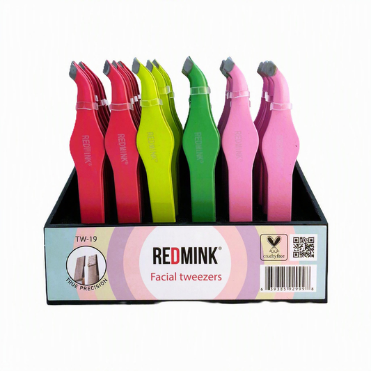 TW19 REDMINK TWEEZER - ROUND GRIP NEON COLOR