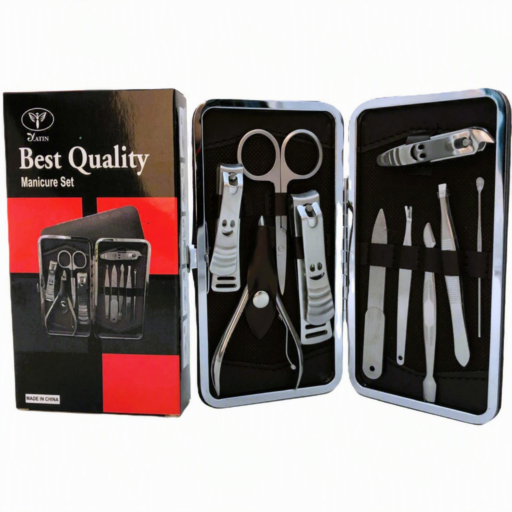 CLEANAIL 10PC YATIN MANICURE SET (12 PCS)