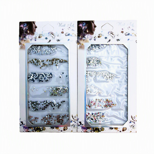 CLEANAIL 6-NAIL ART RHINESTONES - COLOR