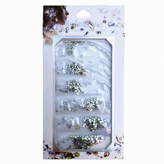CLEANAIL 6-NAIL ART RHINESTONES - CLEAR