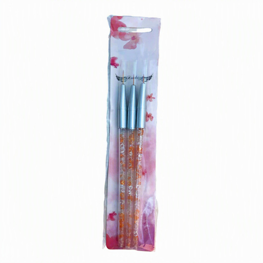 CLEANAIL 3CT NAIL ART BRUSH - ULTRA FINE TIP (12 PCS)