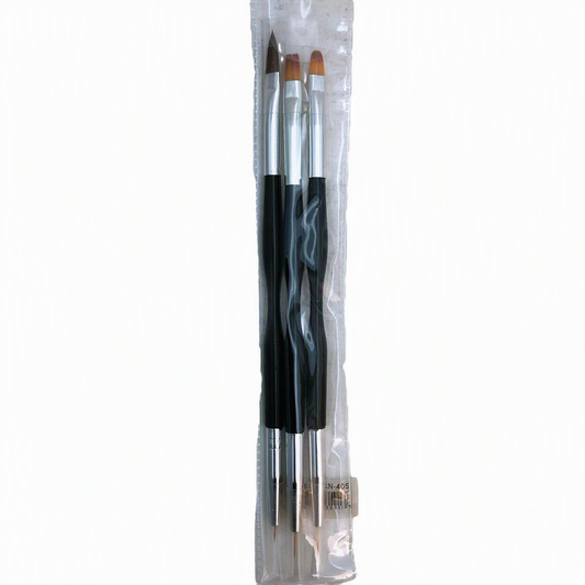 CLEANAIL 3CT DOUBLE SIDED NAIL ART BRUSH (12 PCS)