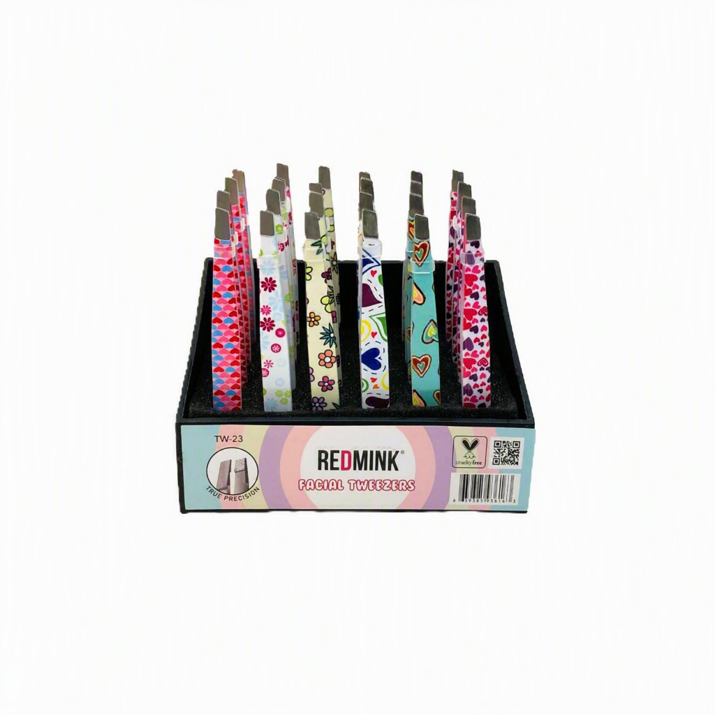 TW23 REDMINK TWEEZER - HEARTS/FLOWERS