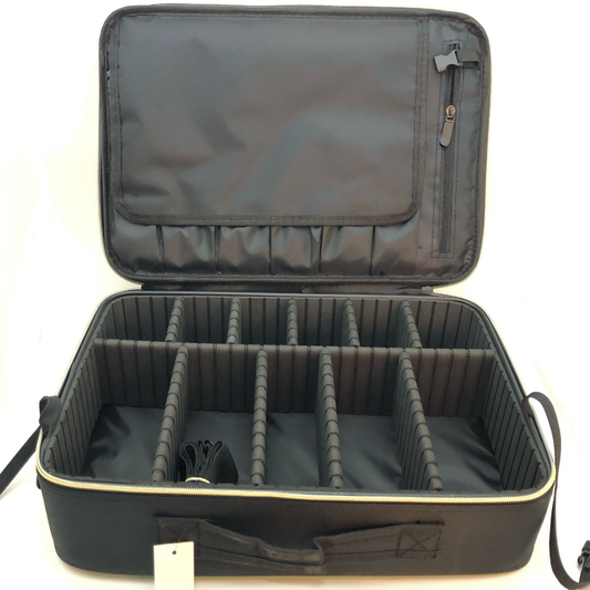 SHUE MAKEUP CASE - FLAT CASE - BLACK (10x14)