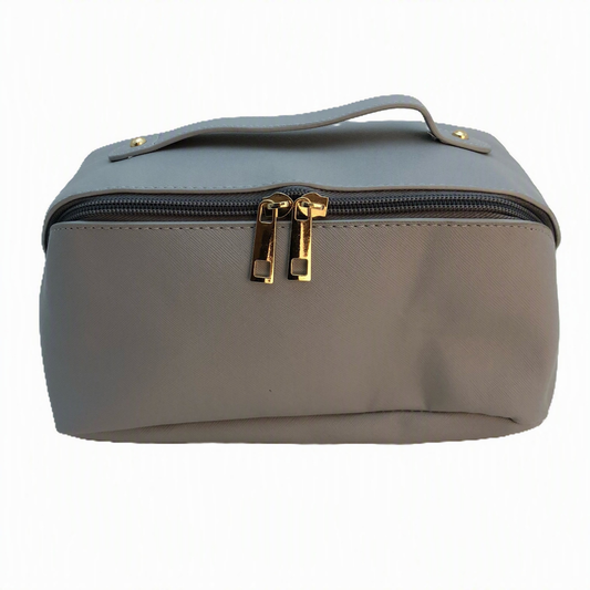 LARGE CAPACITY TRAVEL COSMETIC MAKEUP BAG-GRAY