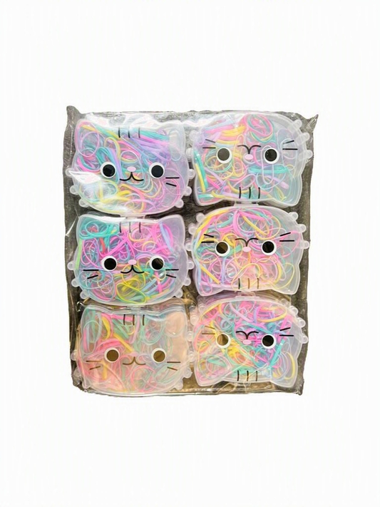 HELLOKITTY TANGLE FREE RUBBER BAND MIX COLOR