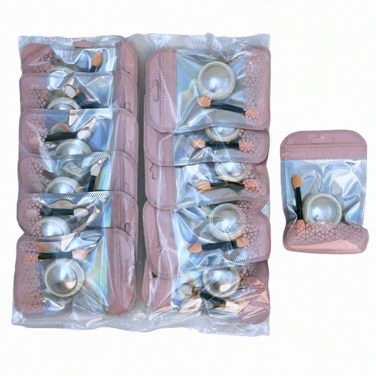 M&CO - 2CT CHROME METALLIC GLITTER POWDER - PEARL (12 PCS)