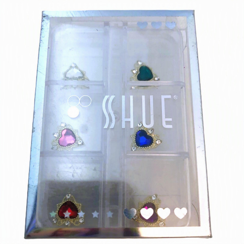 SHUE - NAIL DESIGN CHARM - HEART ASSORTED COLOR