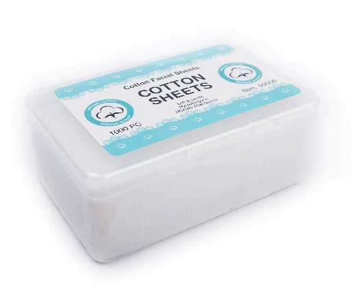 CLEANAIL FACIAL COTTON SHEET 1000CT