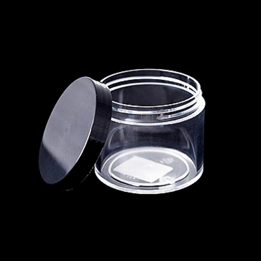 #9001 CLEANAIL 7G CLEAR JAR WITH BLACK CAP