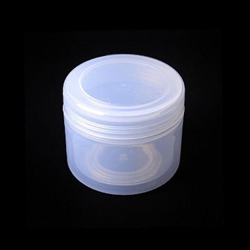 #9016 CLEANAIL JAR127(PP) 120ML TRANSLUCENT JAR - 2 LAYERS