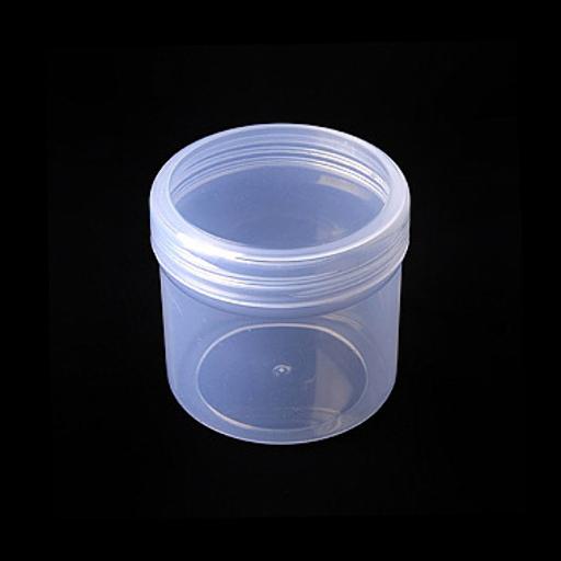 #9017 CLEANAIL JAR128(PP) 100ML TRANSLUCENT JAR - 1 LAYER