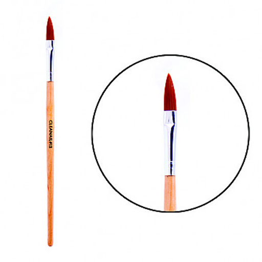 AB12 CLEANAIL OVAL ACRYLIC BRUSH #12