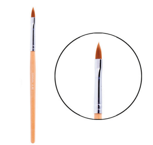 AB6 CLEANAIL OVAL ACRYLIC BRUSH #6