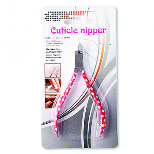 CLEANAIL CUTICLE NIPPER - POLKA DOT (12 PCS)