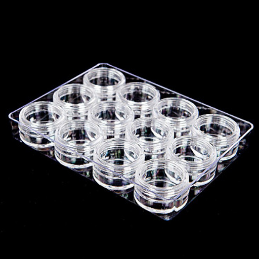 CLEANAIL 12 CLEAR JAR SET 3G (12 PCS)