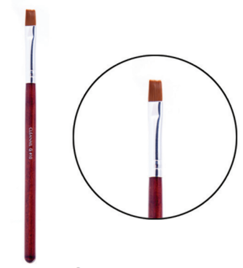 CLEANAIL FLAT GEL BRUSH #10 (12 PCS)