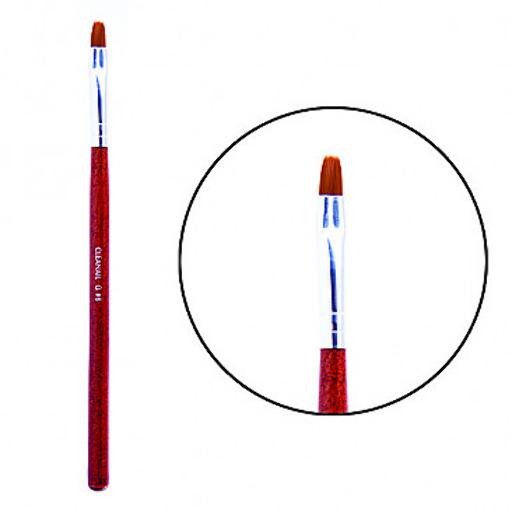 CLEANAIL FLAT GEL BRUSH #6 (12 PCS)