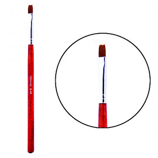 CLEANAIL FLAT GEL BRUSH #8 (12 PCS)