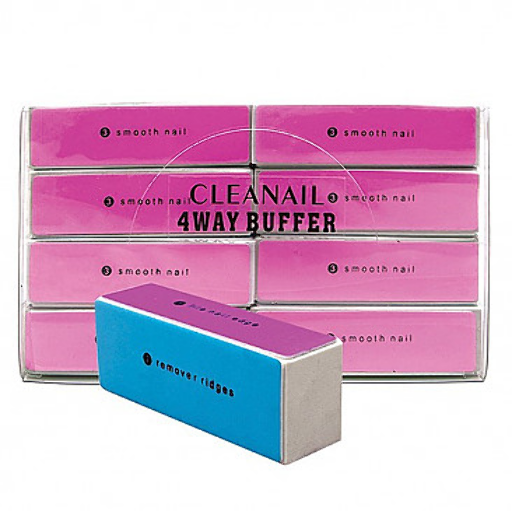 CLEANAIL 4-WAY NAIL BUFFER BLOCK (24PC/DP)