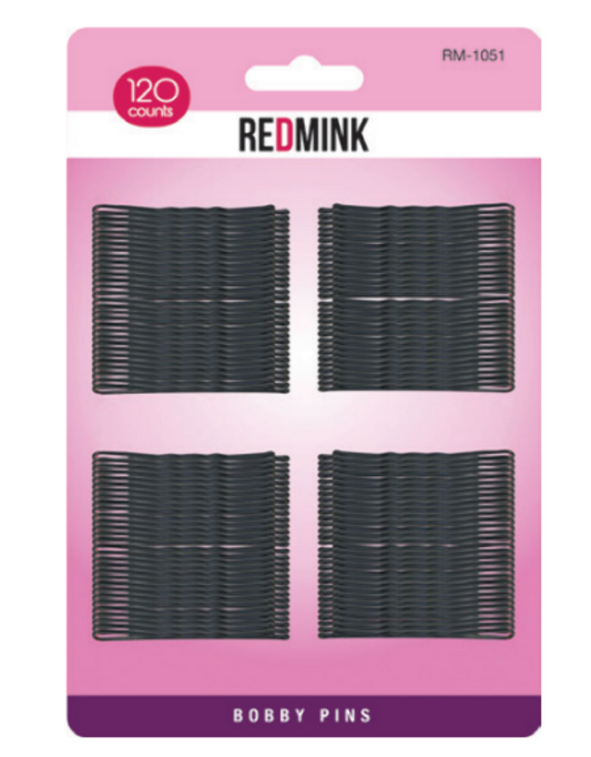 RM1051 REDMINK BOBBY PINS 120CT - BLACK