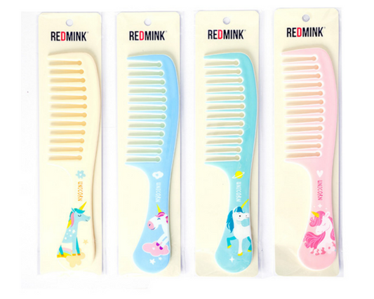 RM2001 REDMINK HAIR COMB UNICORN - ASSORTED COLOR
