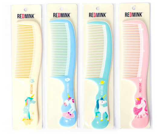 RM2002 REDMINK HAIR COMB UNICORN - ASSORTED COLOR