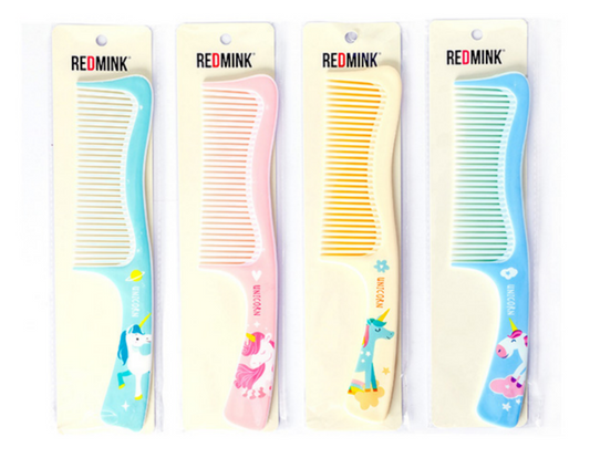 RM2003 REDMINK HAIR COMB UNICORN - ASSORTED COLOR