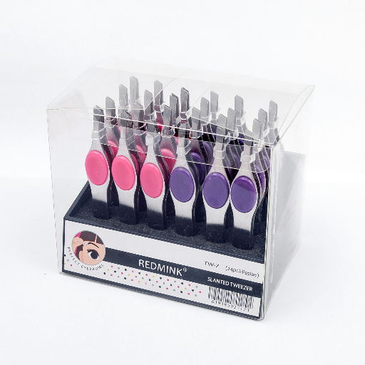 TW7 REDMINK TWEEZER - PINK/PURPLE ROUND GRIP