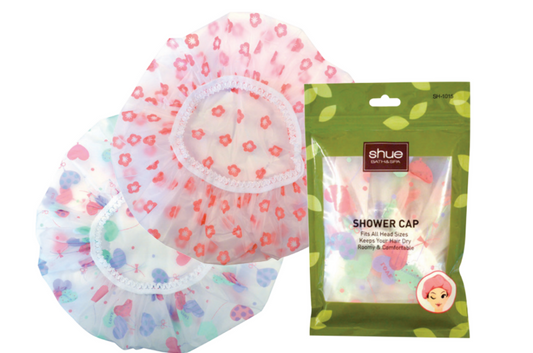 SH1015 SHUE BATH&SPA SHOWER CAP - ASSORTED PRINT