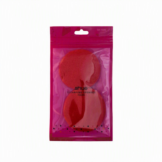 SH1020 SHUE 2CT CLEANSING SPONGES - RED (12 PCS/PK)